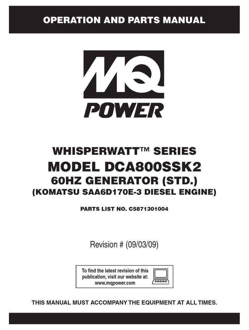 MULTIQUIP WHISPERWATT DCA800SSK2 Guide