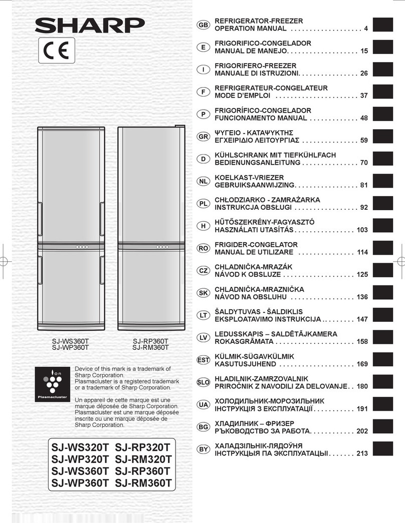 Sharp SJ-WS360T Operation manual