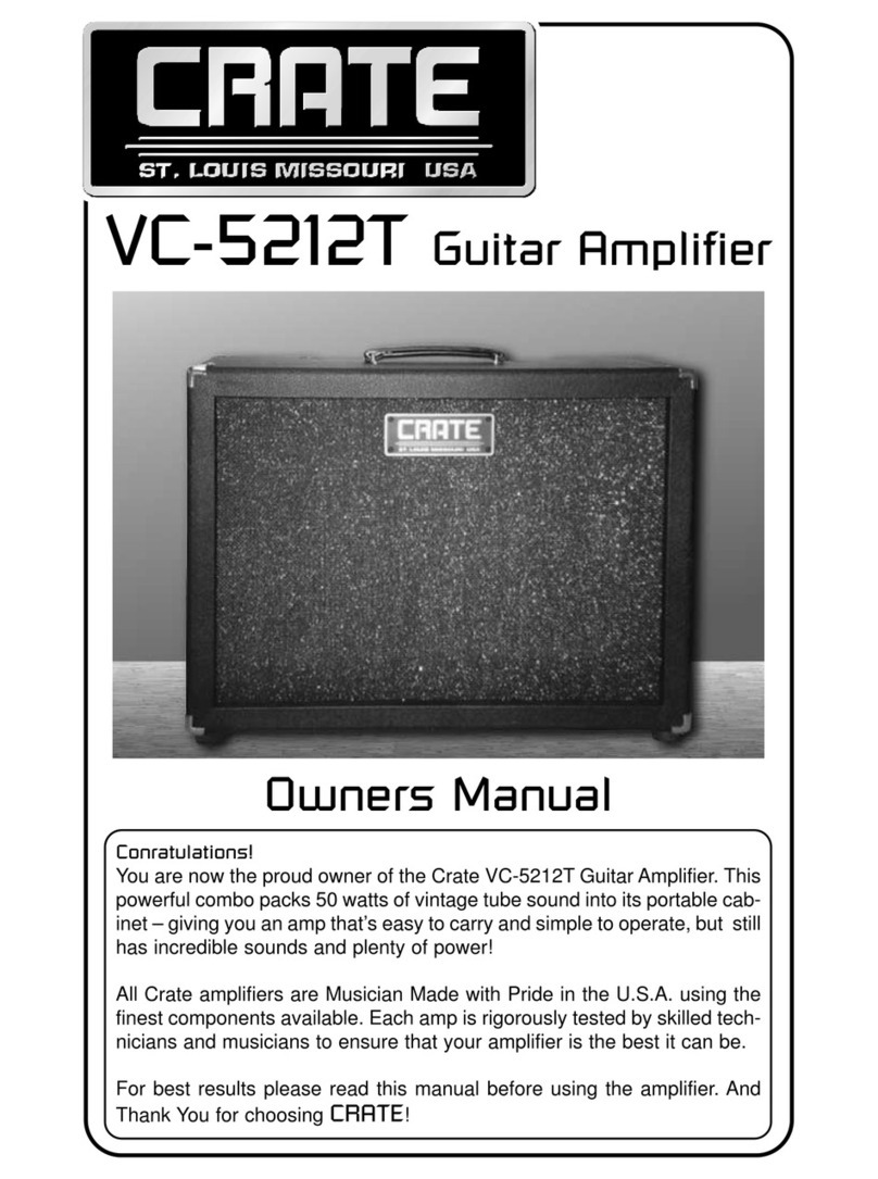 Crate VC-5212T User manual