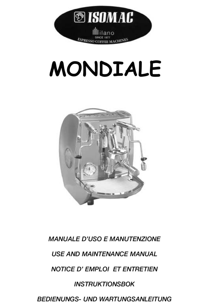 Isomac MONDIALE User manual