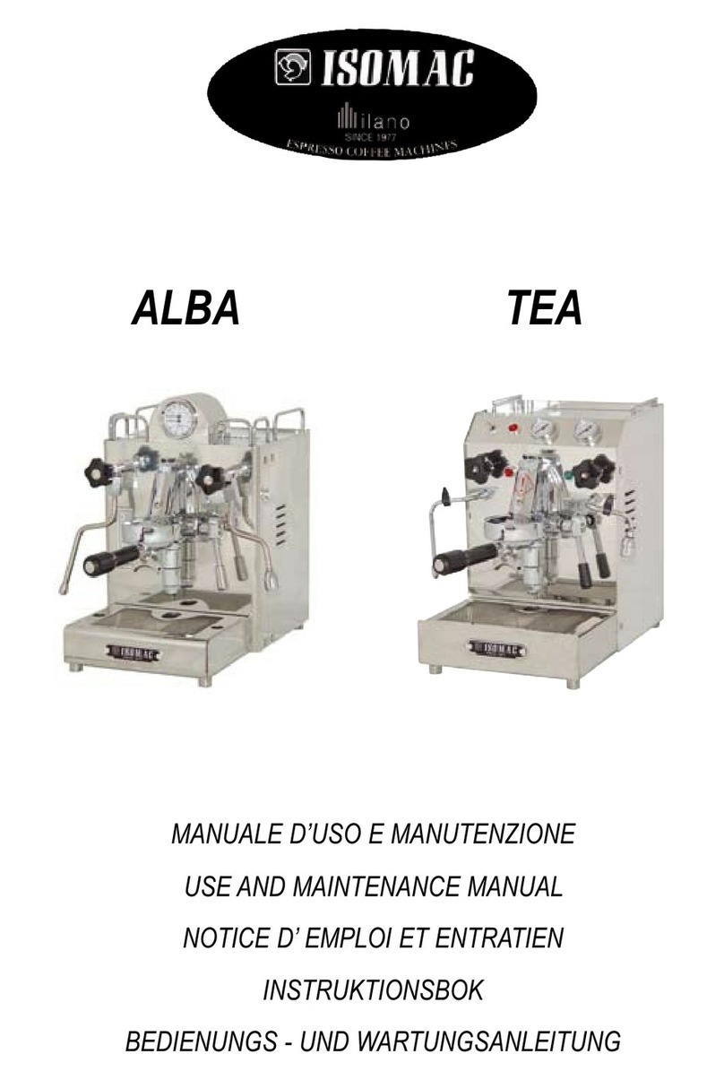Isomac ALBA User manual Isomac ALBA User manual