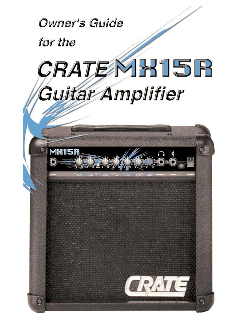 Crate MX15R User manual