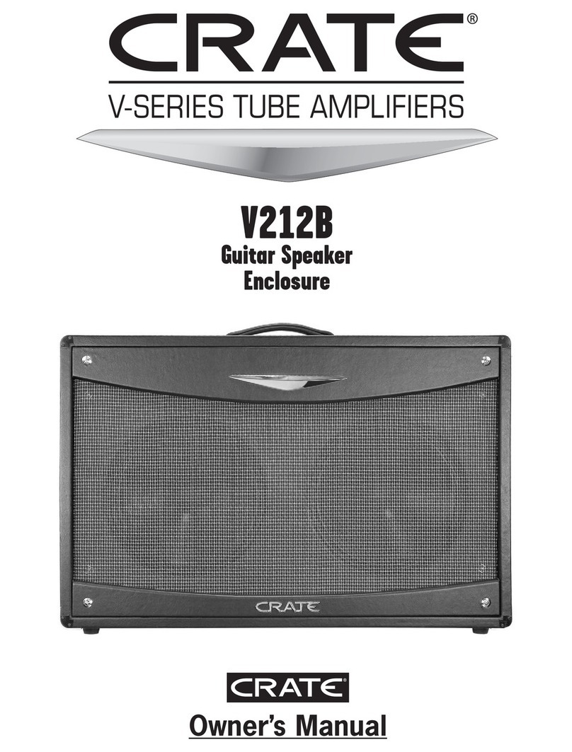 Crate V212B User manual