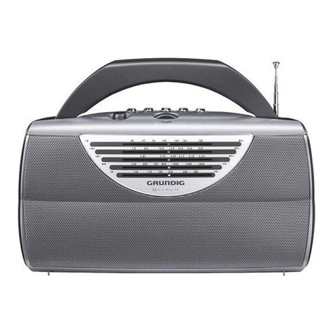 Grundig Ocean Boy 70 User manual