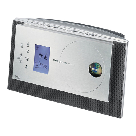 Grundig Ovation CDS 6580 A SPCD User manual