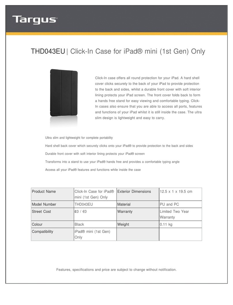 Targus THD043EU Specifications