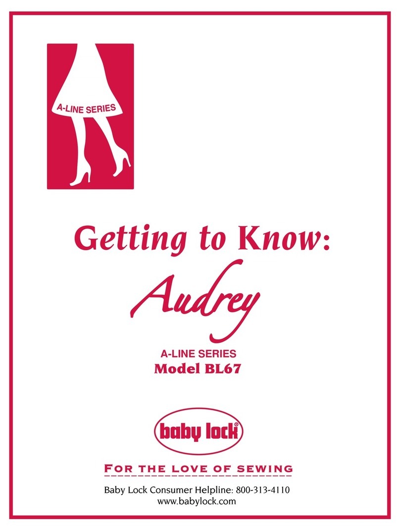 Baby Lock Audrey BL67 User manual