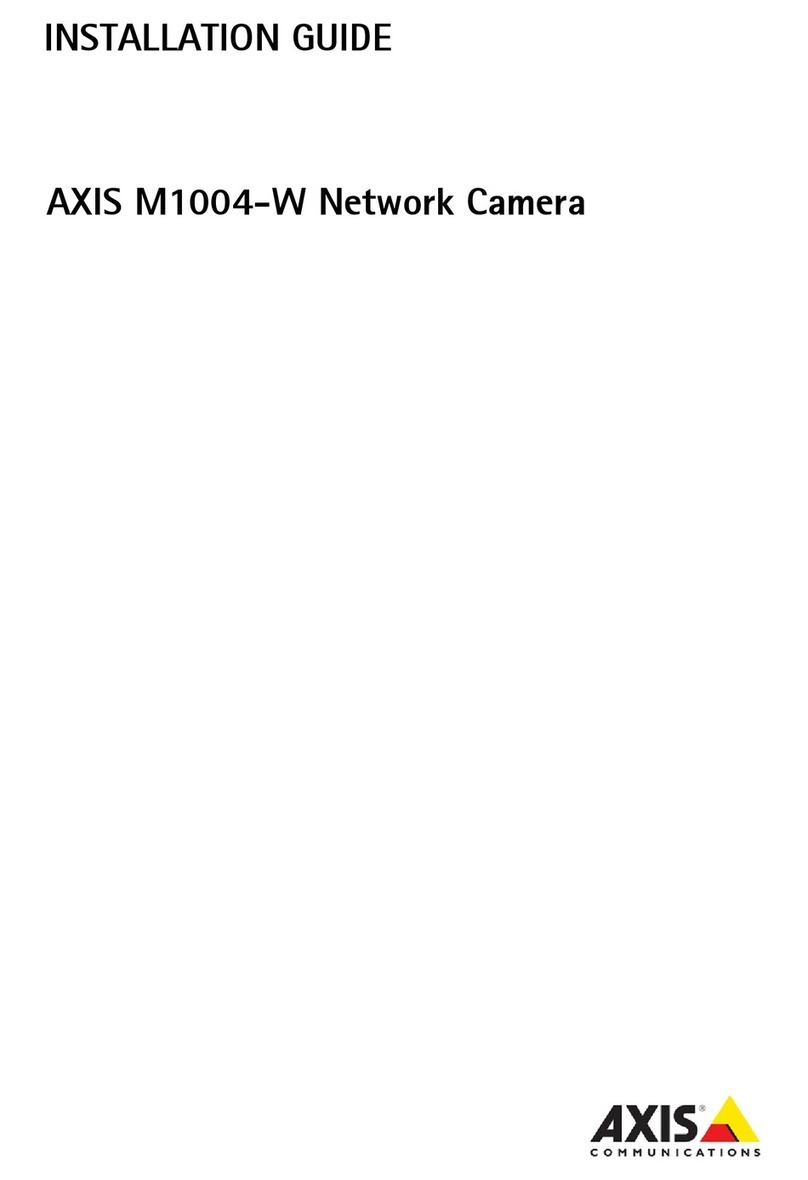 Axis AXIS M-1004W User manual