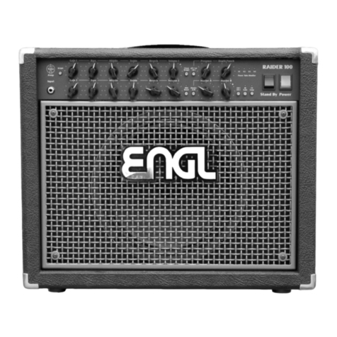 Engl Raider 100 operating manual