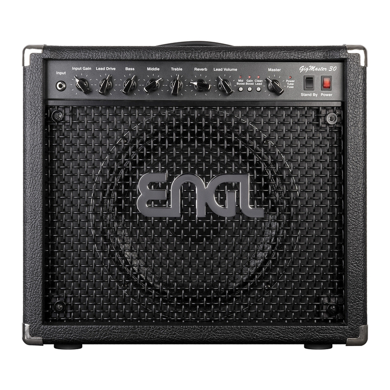 Engl Gig Master 30 operating manual