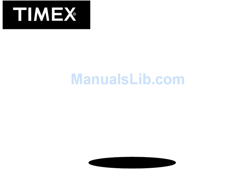 Timex T623 User manual