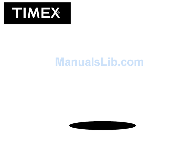 Timex T621T User manual