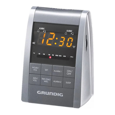 Grundig Sonoclock 760 DCF User manual
