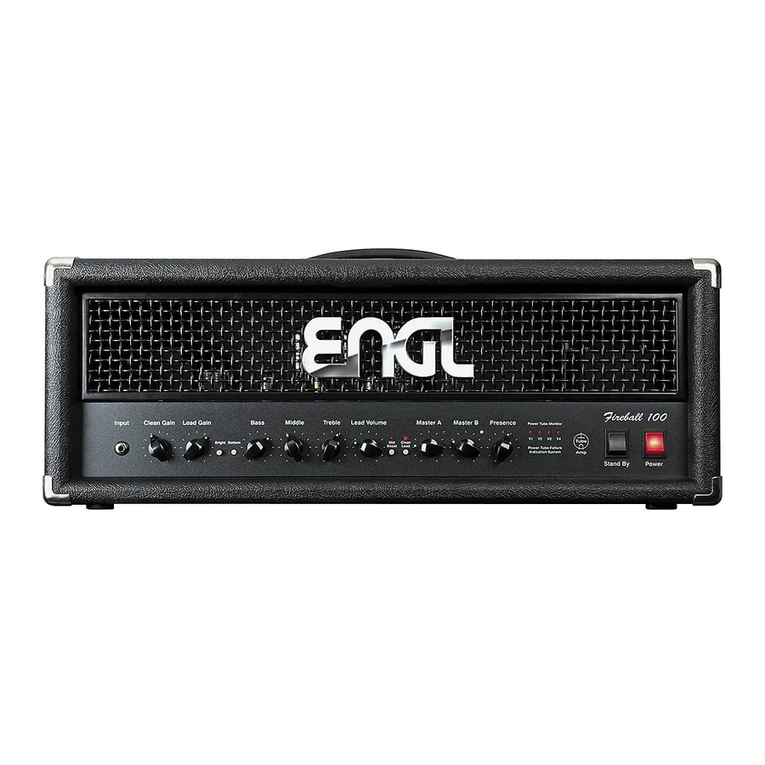 Engl Fireball 100 User manual