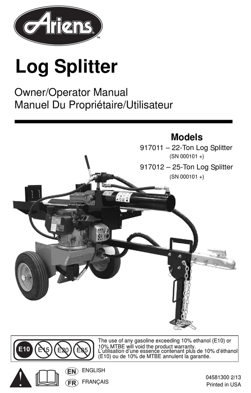 Ariens 22-Ton Log Splitter manual