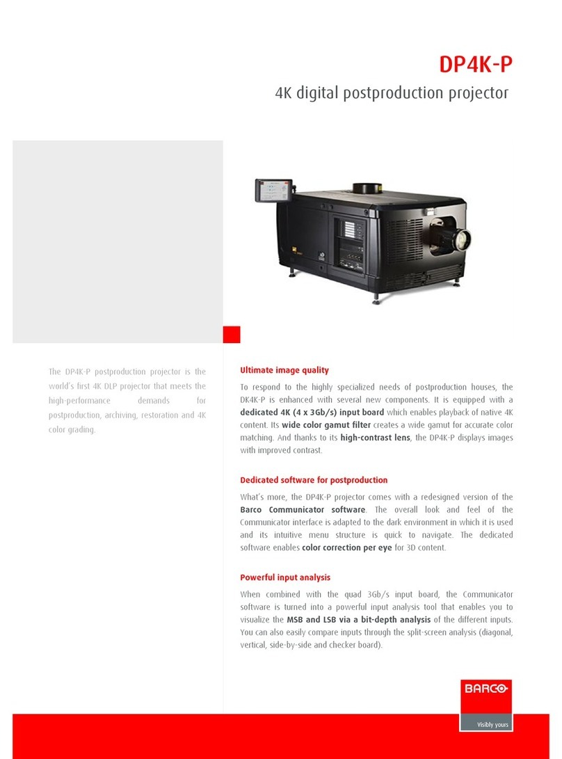 Barco DP4K-P specification