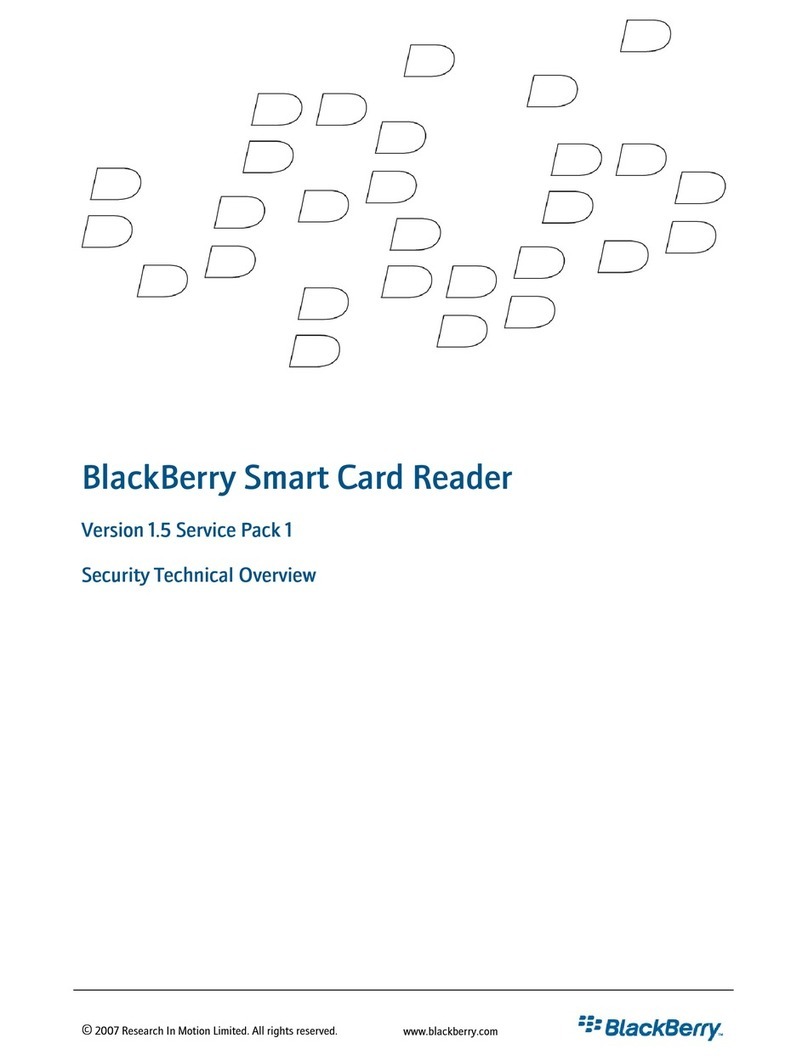 Blackbe;rry PRD-09695-004 - SMART Card Reader manual