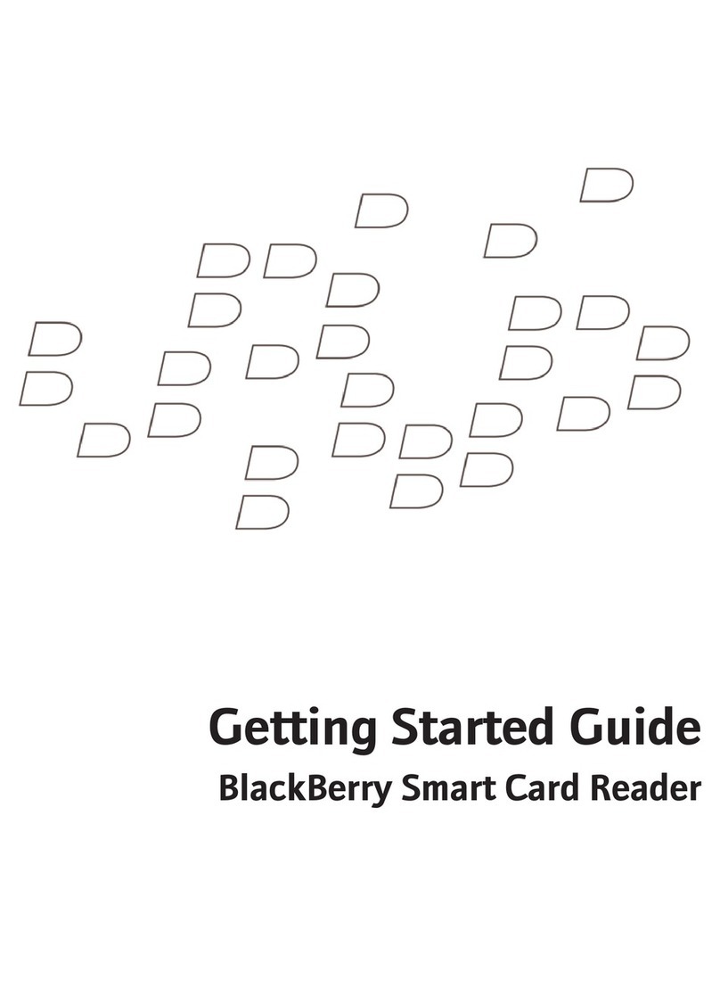 Blackbe;rry PRD-09695-004 - SMART Card Reader Getting started guide