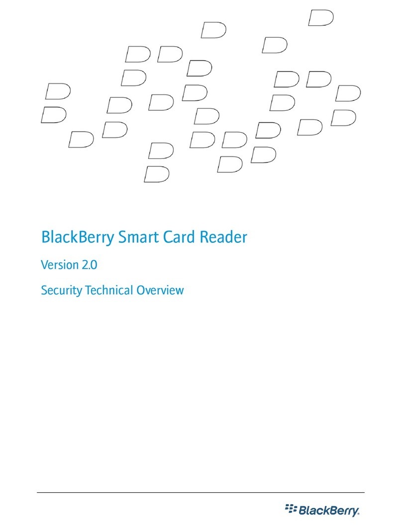Blackbe;rry PRD-09695-004 - SMART Card Reader Installation guide