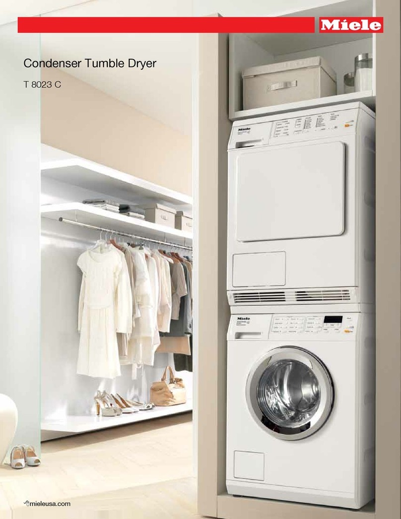 Miele T 8023 C User manual