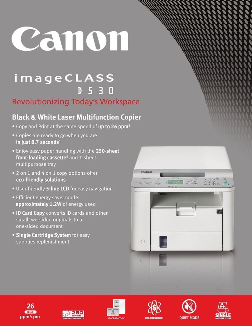 Canon imageCLASS D530 User manual