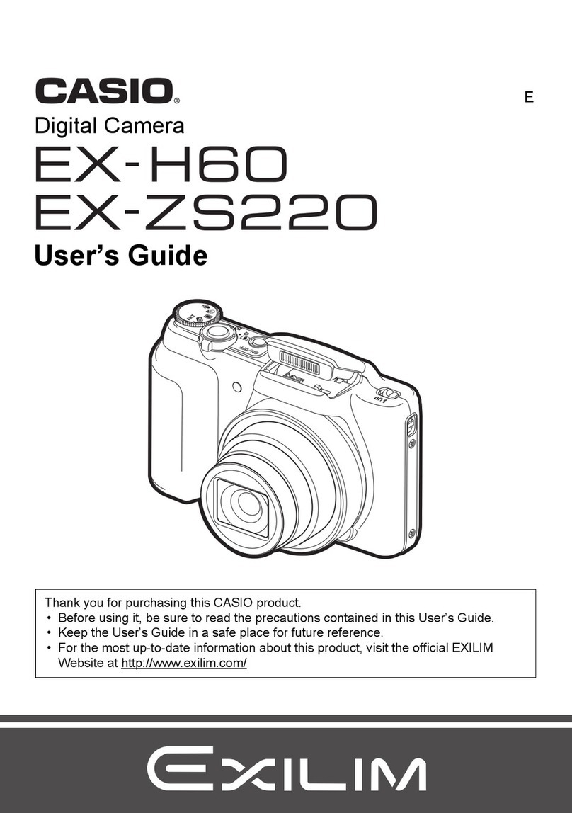 Casio Exilim EX-H60 User manual