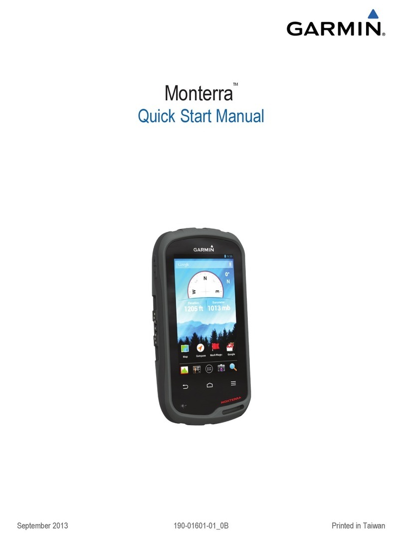Garmin Monterra Quick start manual