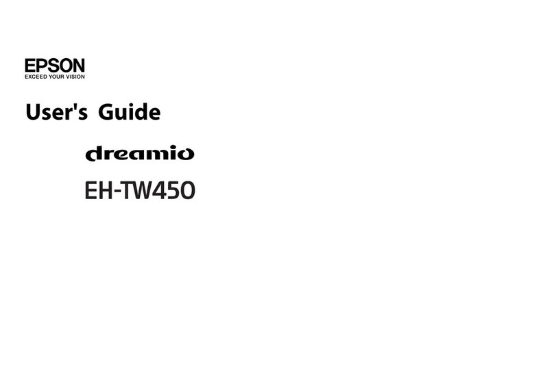Epson Dreamio EH-TW450 User manual