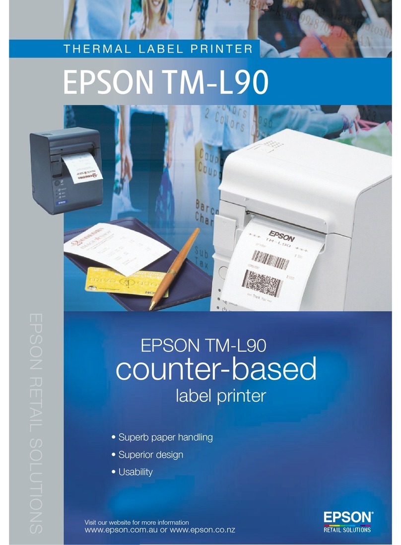 Epson TM-L90 series User manual