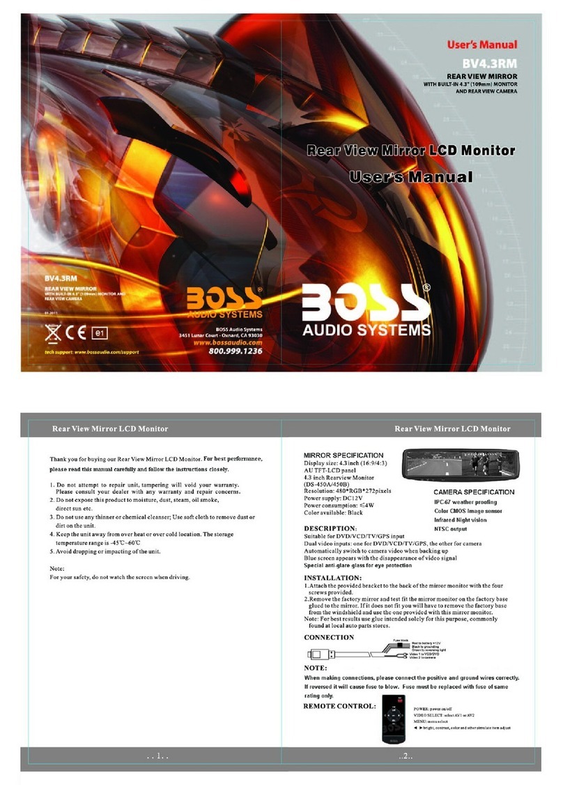 Boss Audio Systems BVR4.3RM user manual