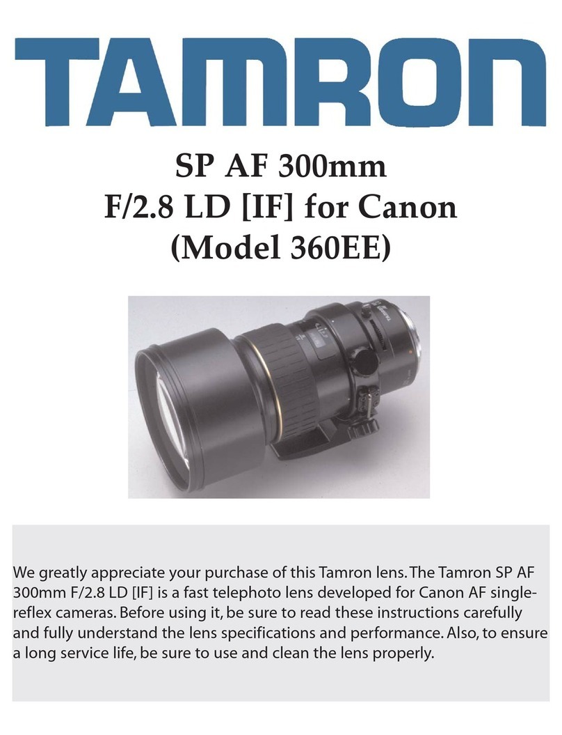 Tamron 360EE User manual