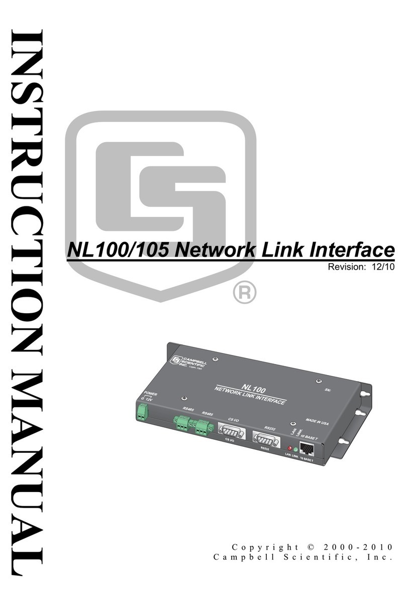 Campbell NL100 instruction manual