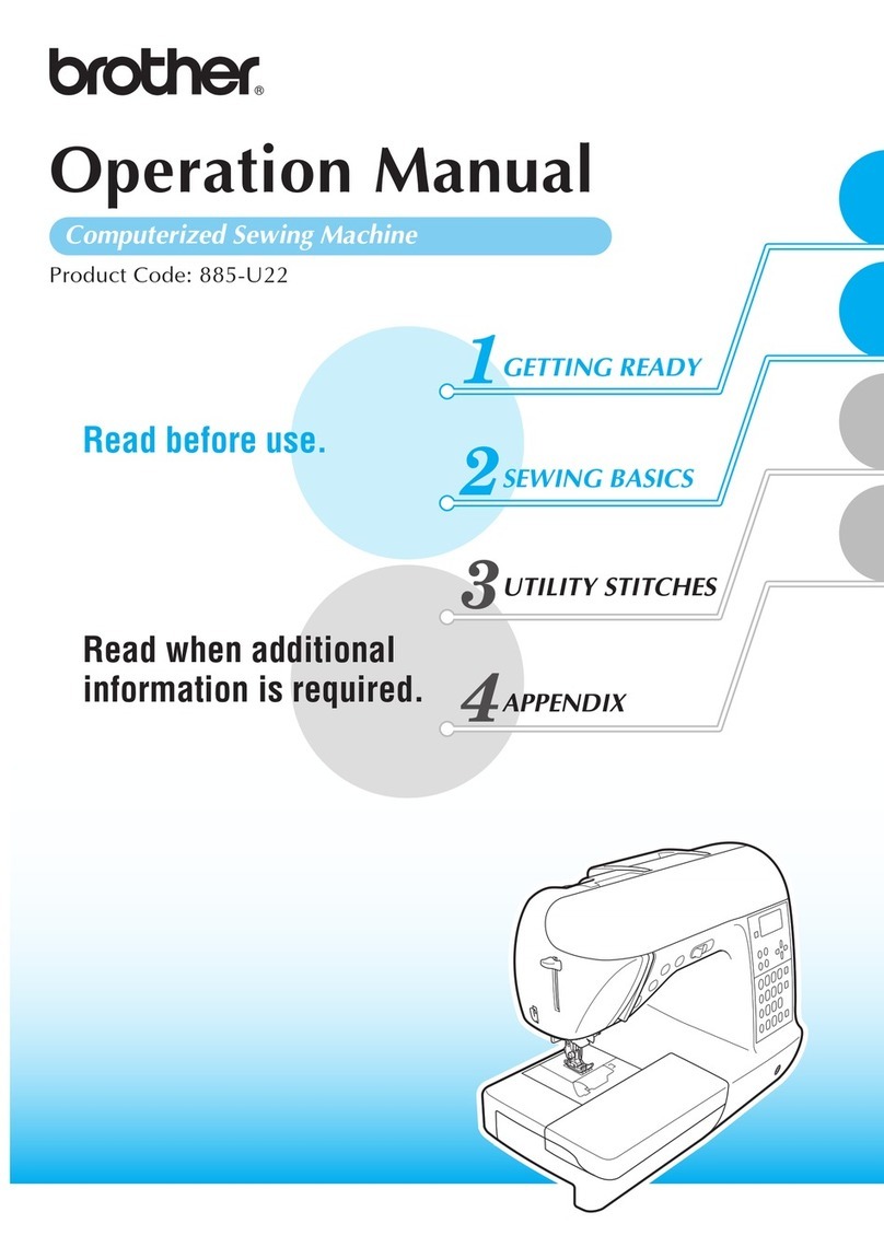 Brother 885-U22 Operation manual