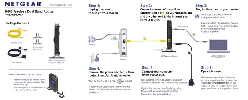 NETGEAR WNDR3400v3 User manual