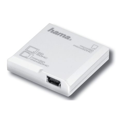 Hama SD All in One Card Reader operating instructions