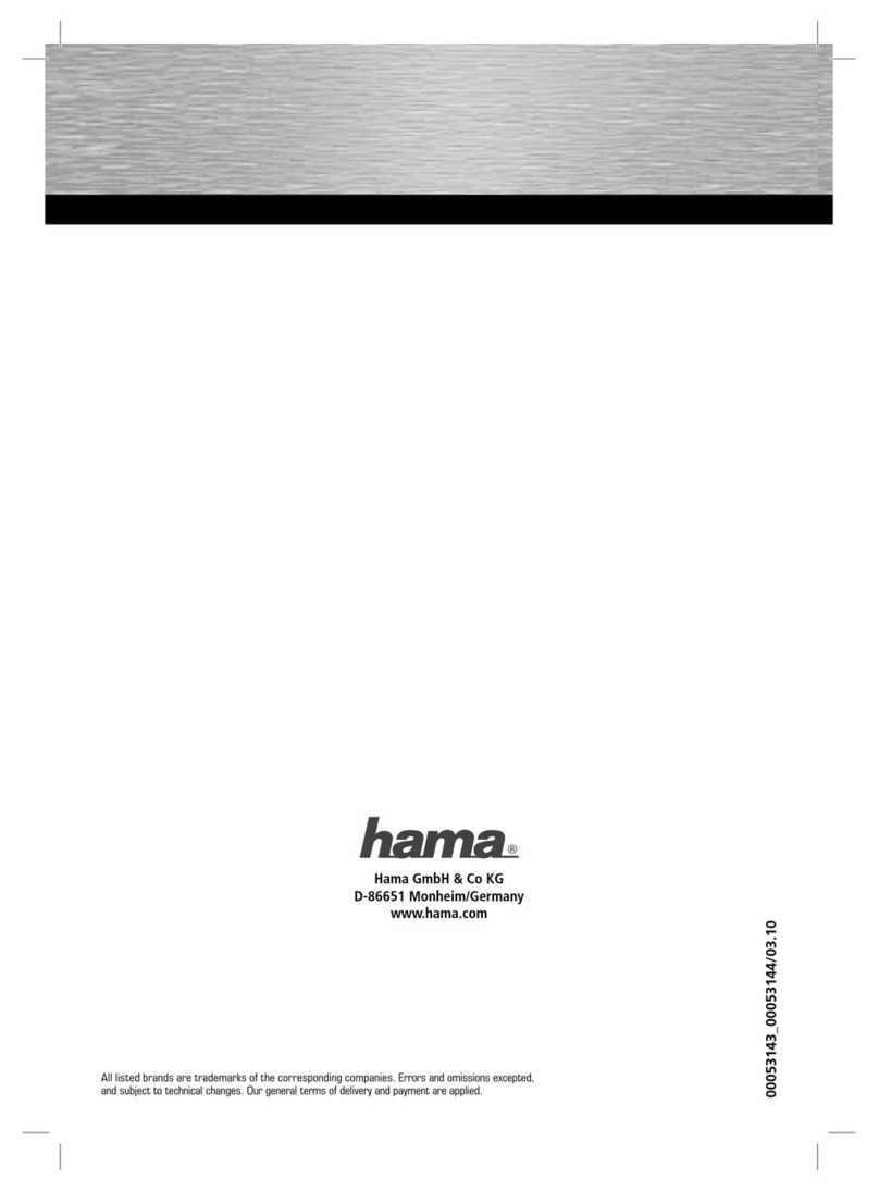 Hama 53143 Operating	 instruction
