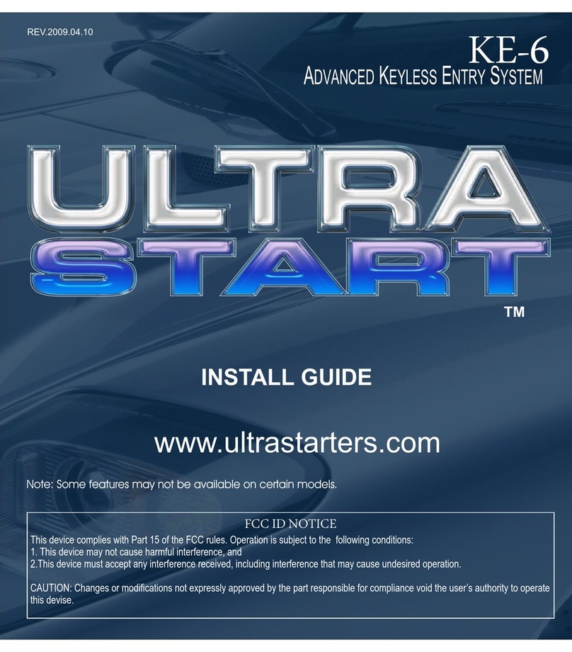 Ultra Start KE-6 User manual