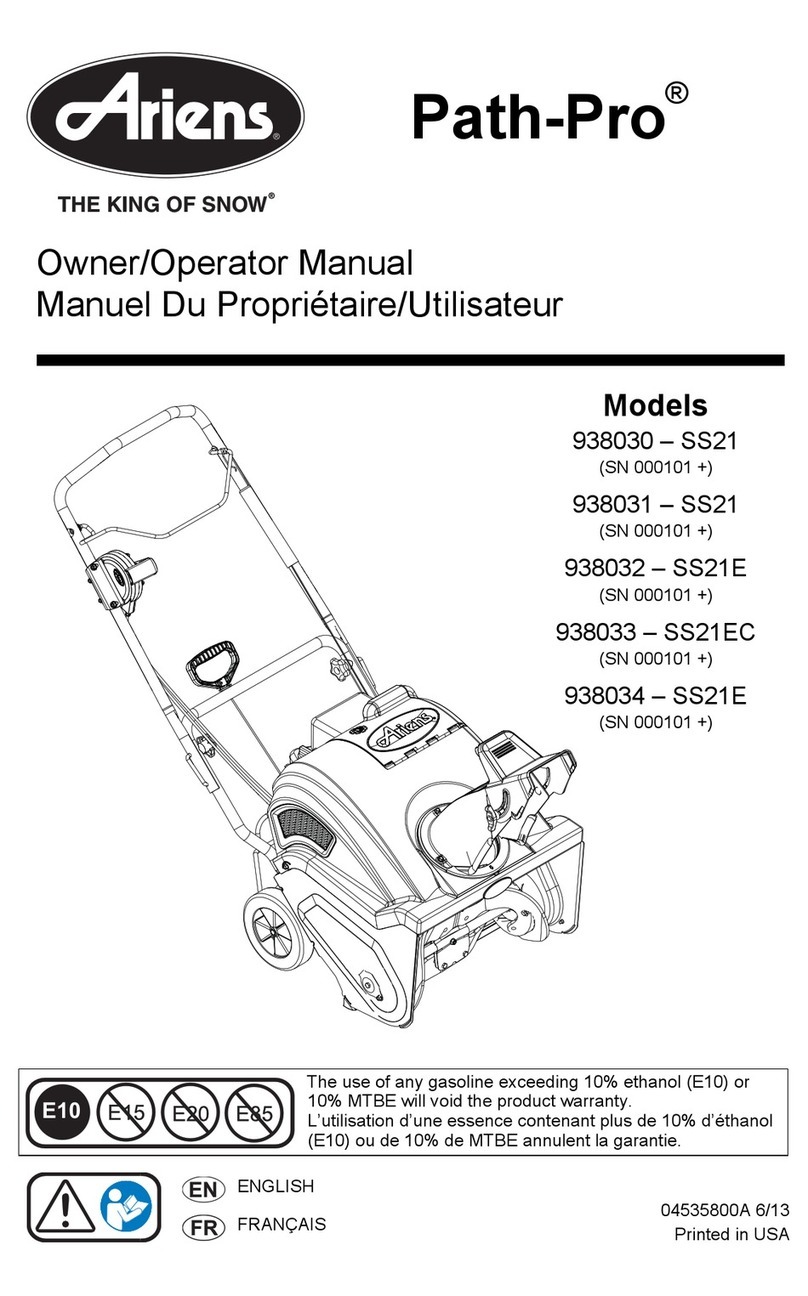 Ariens Path-Pro 136E User manual