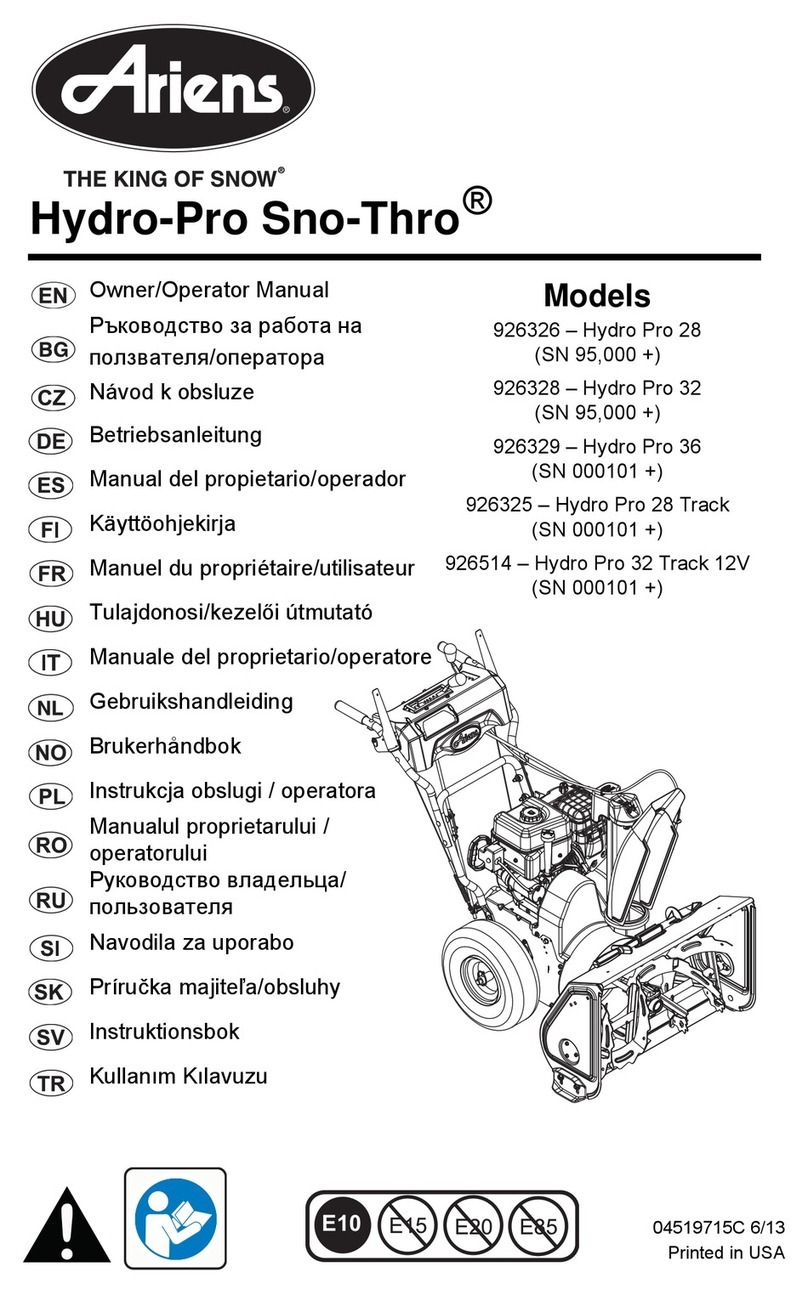 Ariens Hydro Pro Track 32 User manual Ariens Hydro Pro Track 32 User manual