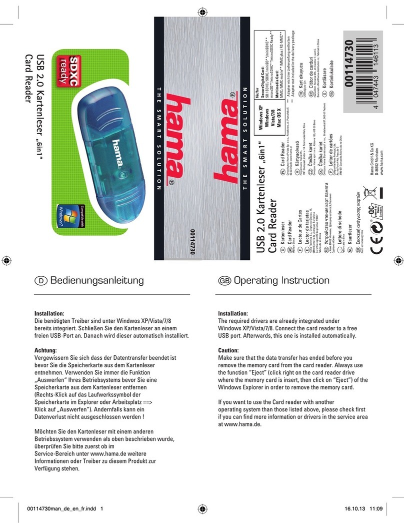 Hama 114730 User manual