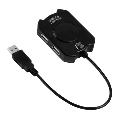Hama Premium Silver USB 2.0 Hub 1:4 User manual