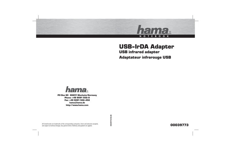 Hama USB-IrDA Adapter User manual