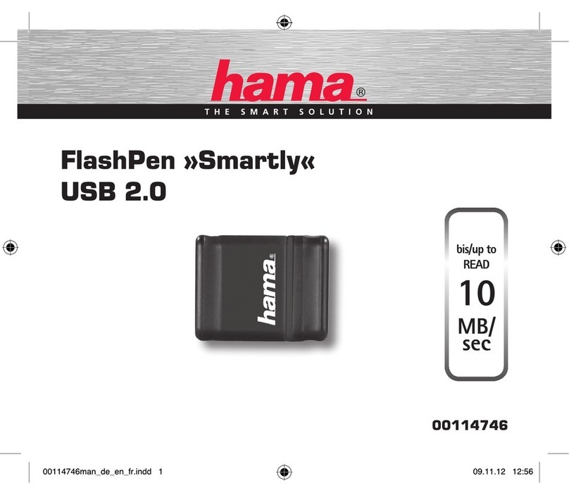 Hama Highspeed FlashPen Floater USB 2.0 User manual Hama Highspeed FlashPen Floater USB 2.0 User manual