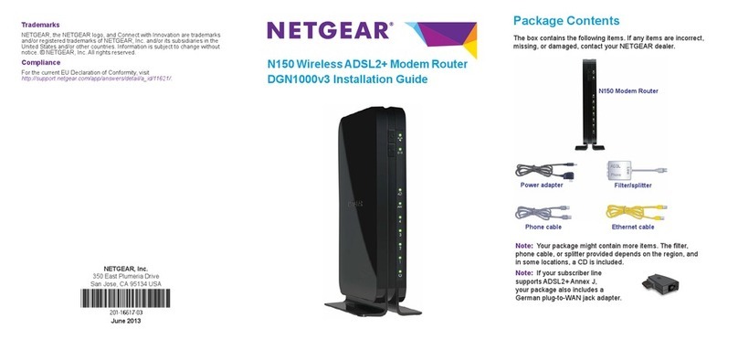 NETGEAR DGN1000v3 User manual
