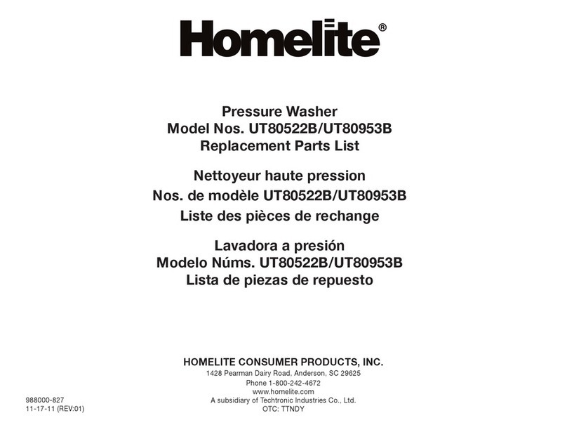 Homelite UT80522B Application guide
