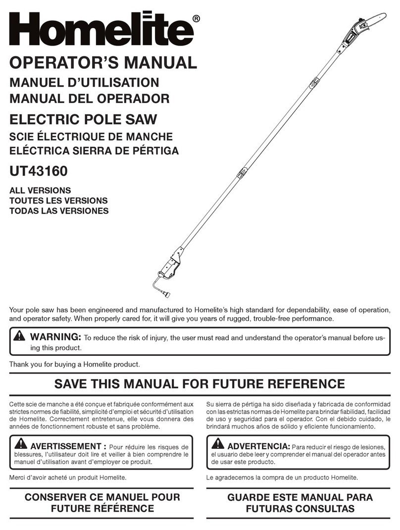 Homelite UT43160 User manual