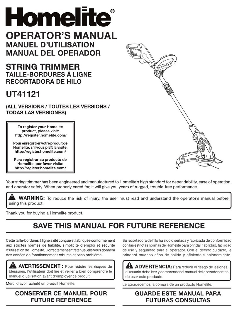Homelite UT41121 User manual
