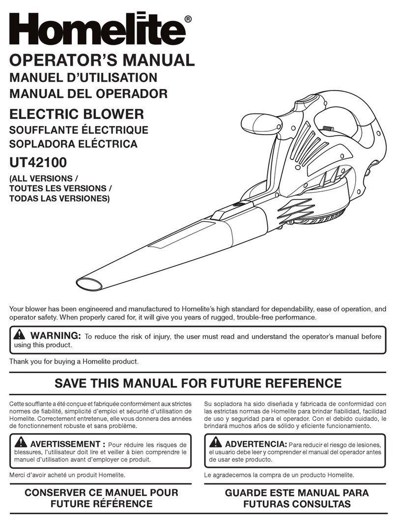 Homelite UT42100 User manual