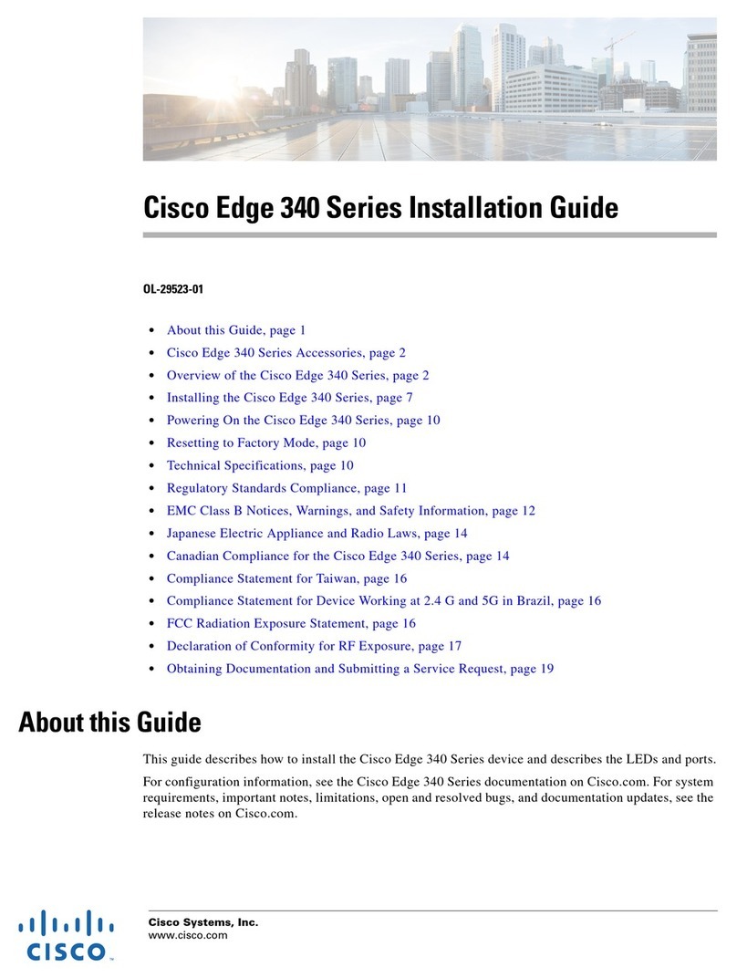 Cisco Edge 340 Series User manual