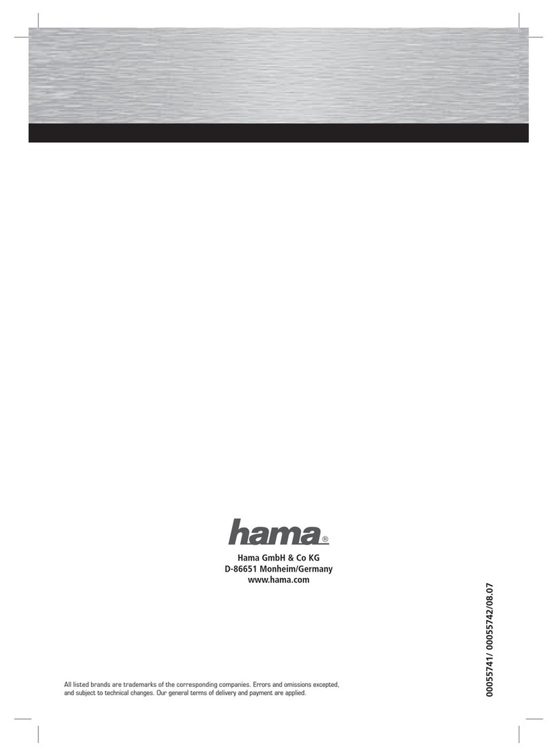Hama 55741 User manual